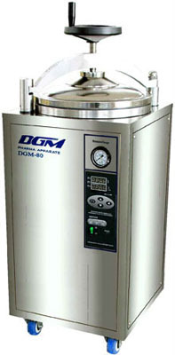 DGM-80 ( 75 л ) стерилизатор (автоклав) напольный, вертикальный, Швейцария