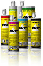 BIT - Анкерные химические системы BIT United Ltd. Химические анкера: эпокси-акрилат, стирол-фри, полиэстер, высокомолекулярный эпоксид, для высоких те