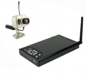 Автономная мини-беспроводная система видеонаблюдения с записью на карту памяти SD! 