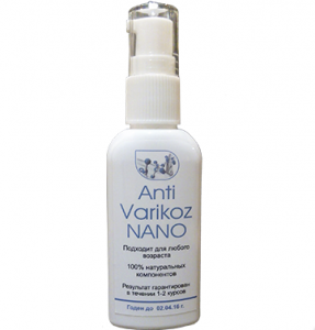 Anti Varikoz Nano — нано крем для избавления от варикозного расширения вен.