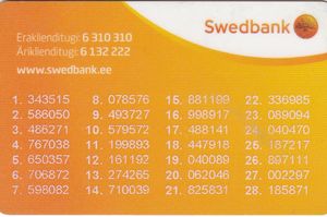 Конец карточкам кодов интернет-банкинга в Эстонии