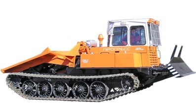 Трелевочный трактор МСН-10 (ТТ-4М). Лесозаготовительная техника.