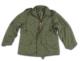 Куртка м65 Армии США с теплой подстежкой на молнии, с капюшоном, цвет оливковый и черный НАТО, хлопок. Москва